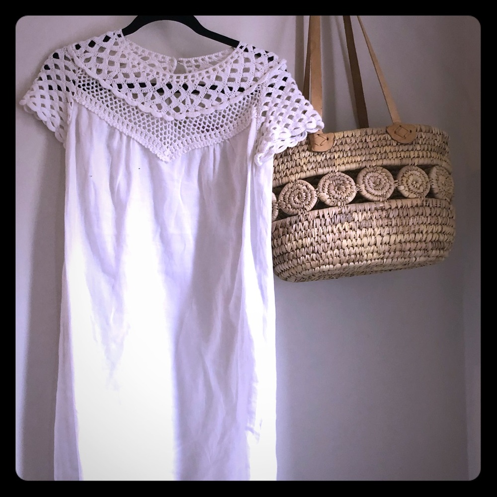 Calypso St Barth white linen dress